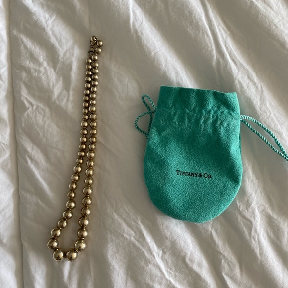 EUC Tiffany & Co. graduated bead necklace - Picture 3 of 9